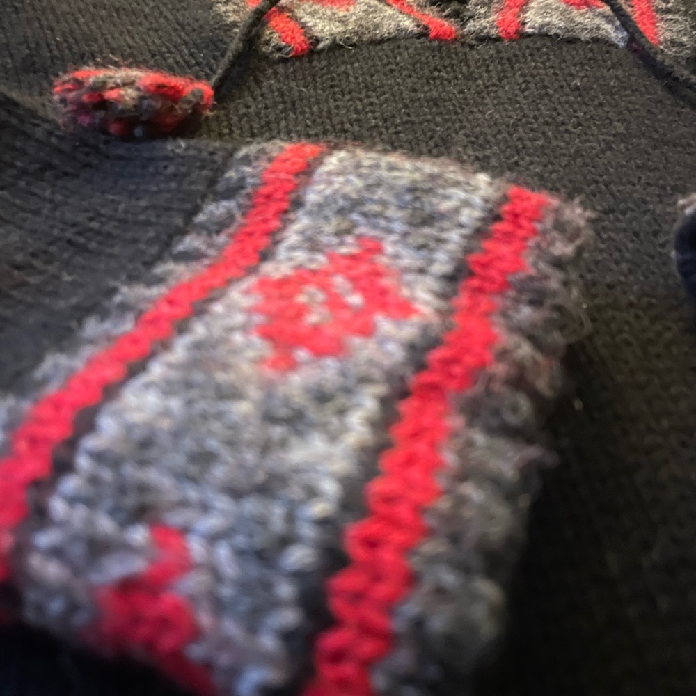 Polo Ralph Lauren Scandinavian Cozy Wool Sweater L • Nordic Folk Holiday Trim - Picture 5 of 9